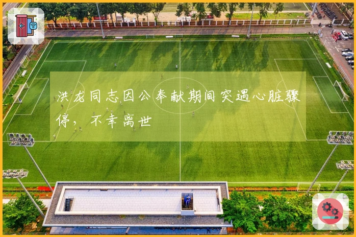 洪龙同志因公奉献期间突遇心脏骤停，不幸离世